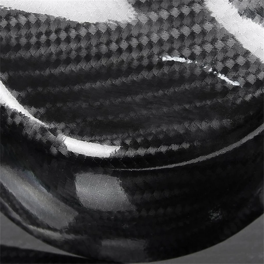 1.52x5m(5ftx16.4ft) Ultra High Glossy Black 5d oglekļa šķiedras uzlīme 5D oglekļa wrap plēve ar gaisa bezmaksas burbuļi, bezmaksas piegāde Attēls 1