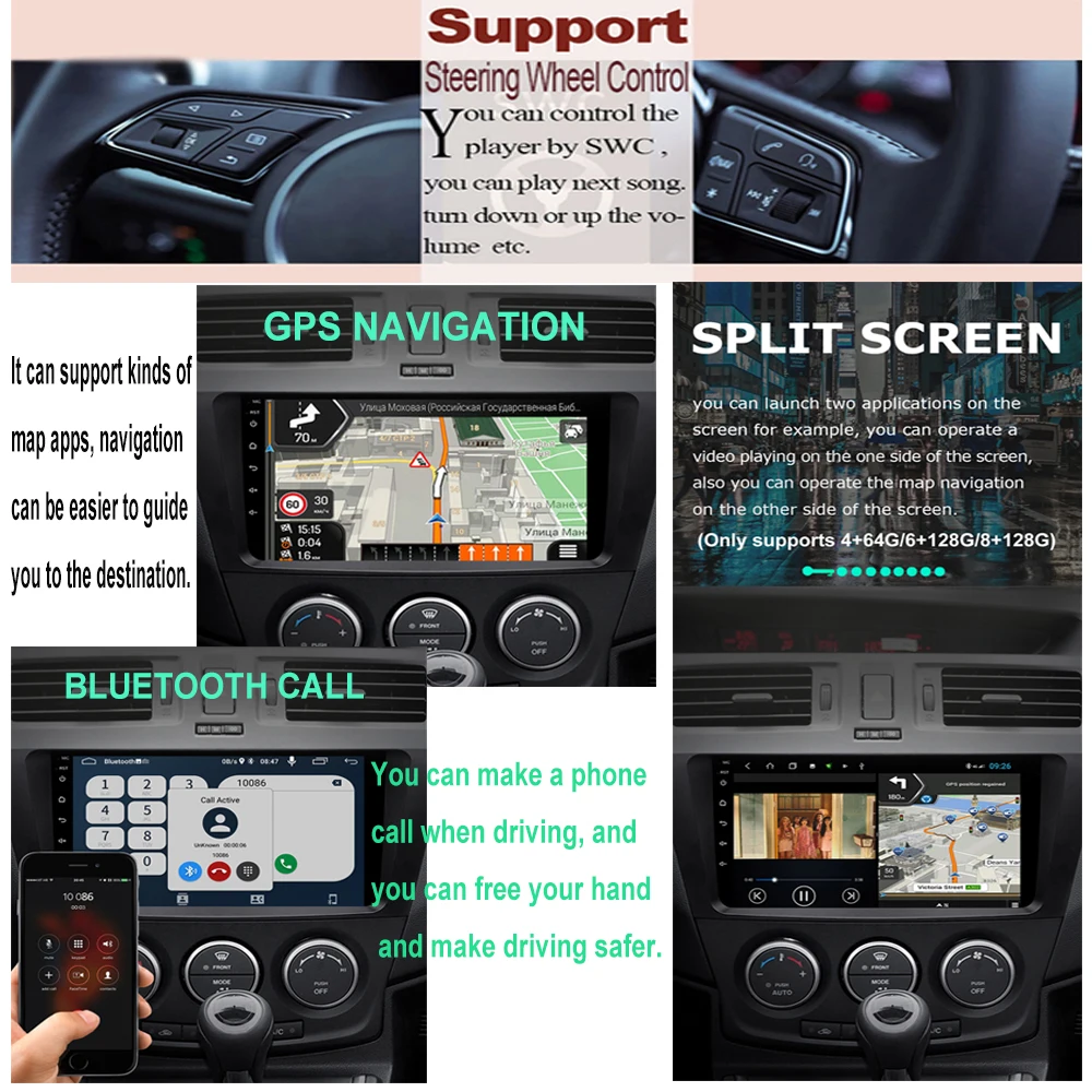 10.1 Collu DSP IPS Ekrāns, Android 11 Jeep Compass 1 MK 2009. -. gadam, Auto GPS Navigācija, Radio, Video Multimedia Stereo Atskaņotājs BT Attēls 2