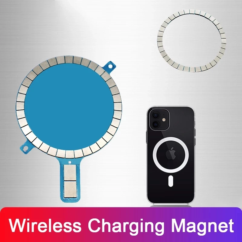 100gab Bezvadu Lādēšanas Magnēts iPhone 12 Pro Max 12 Mini 11 Xs Xr 8 Telefonu Gadījumā Spēcīgu Magnētisko Ādas Vāks Magsafe Attēls 4