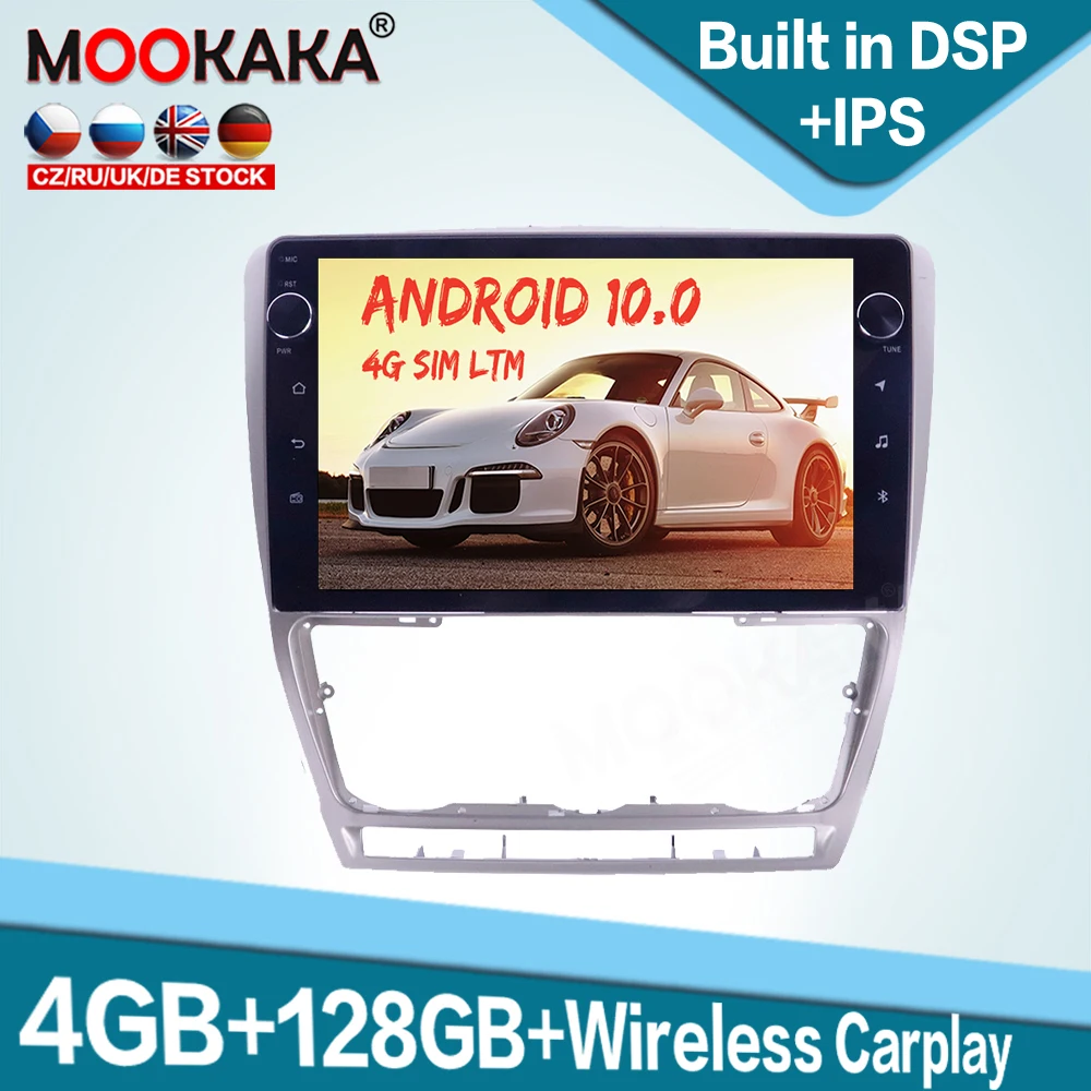 128GB Carplay Android 10 Auto Multimedia Player Toyoya Camry 2006 - 2011 Auto Radio, GPS Navigācija, Audio Stereo Galvas Vienības DSP Attēls 2