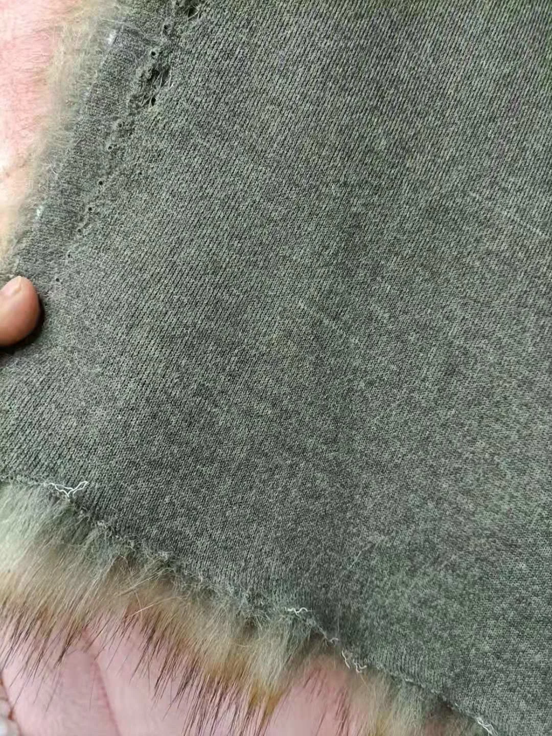 1600g Sabiezējumu plīša auduma imitācija dzīvnieku mākslīgās kažokādas auduma apkakle veste kažoku, paklāju, spilvenu homedecor 50x170cm Attēls 4