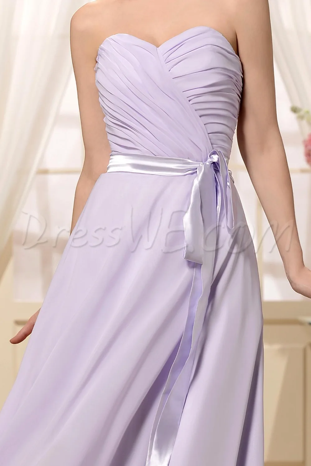 2016 bezmaksas piegāde sexy mīļotā vestido de festa longo casamento jaunā stila šifona jostas puse kleita garas Līgavas Kleitas Attēls 1
