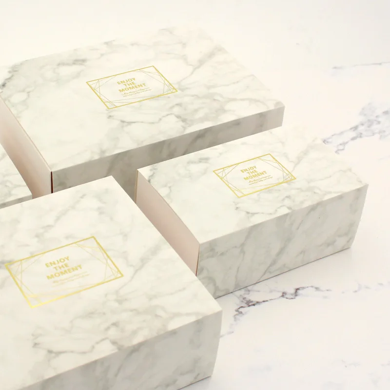 2018 radošo marmora dāvanu maisiņi pārnēsājamās somas, lai kāzu dekori pārtikas mēness kūka iepakojuma casamento dekoru dod priekšroku piegāde Attēls 2