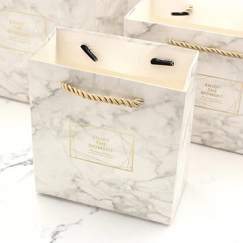 2018 radošo marmora dāvanu maisiņi pārnēsājamās somas, lai kāzu dekori pārtikas mēness kūka iepakojuma casamento dekoru dod priekšroku piegāde Attēls 3
