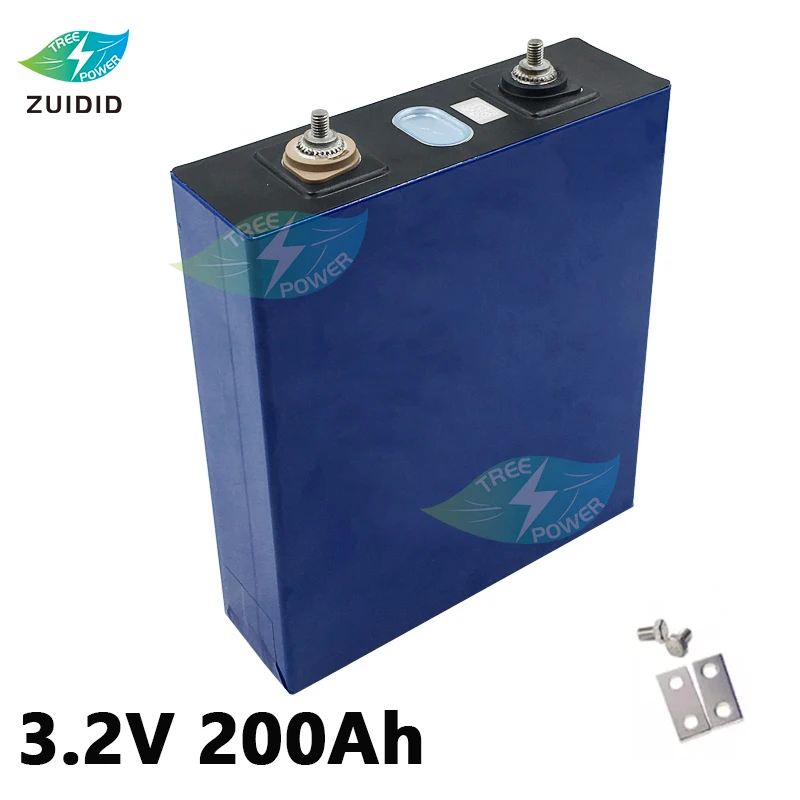 4GAB/Daudz 3.2 V 200Ah lifepo4 Akumulators 12V 200AH 24V 200AH jaunu šūnu Litija Dzelzs Fosfāta saules ES ASV Krievija ātra piegāde Attēls 1