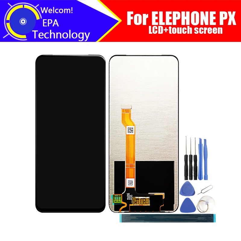 6.53 collu Elephone PX LCD Displejs+skārienekrāns Digitizer Montāža Oriģināls Jaunu LCD+Touch Digitizer par ELEPHONE PX+Instrumenti Attēls 5