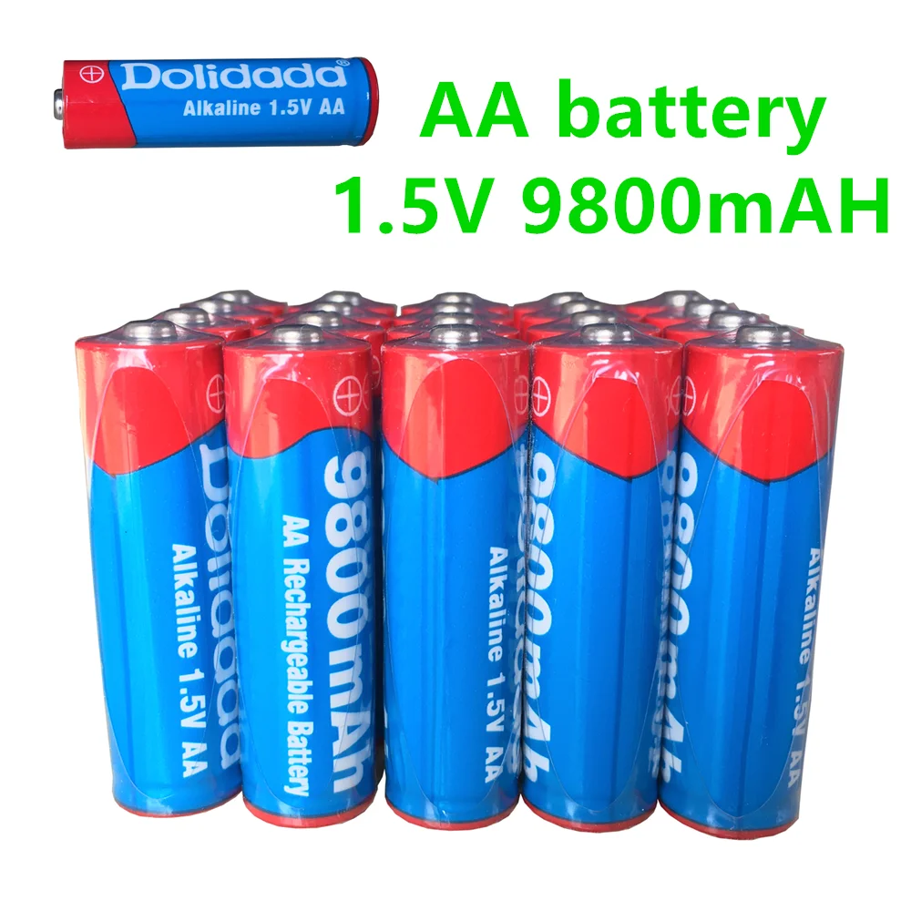 60 GAB AA 9800mAh Uzlādējamās Baterijas 1,5 V Jaunām Sārma Uzlādējams Batery ForElectronic Produktu Bezmaksas Piegāde Attēls 4