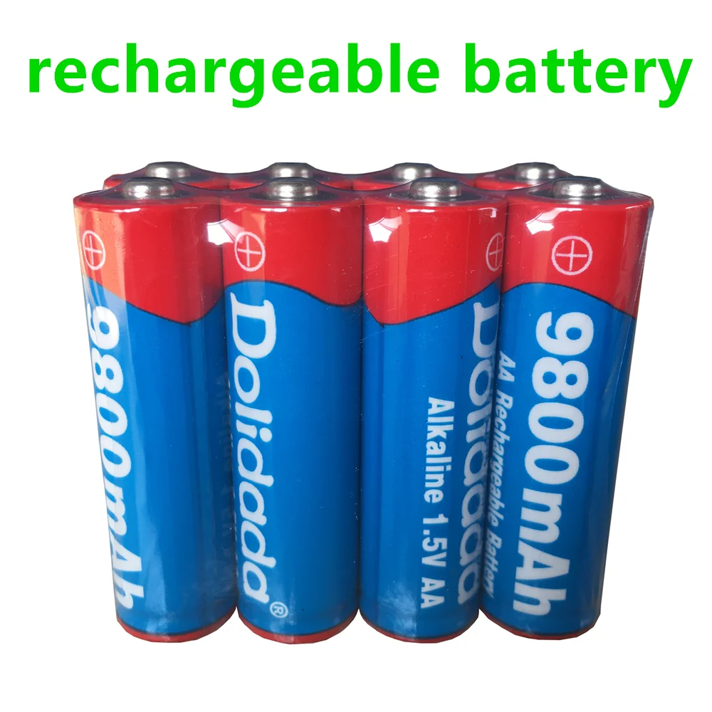 60 GAB AA 9800mAh Uzlādējamās Baterijas 1,5 V Jaunām Sārma Uzlādējams Batery ForElectronic Produktu Bezmaksas Piegāde Attēls 5