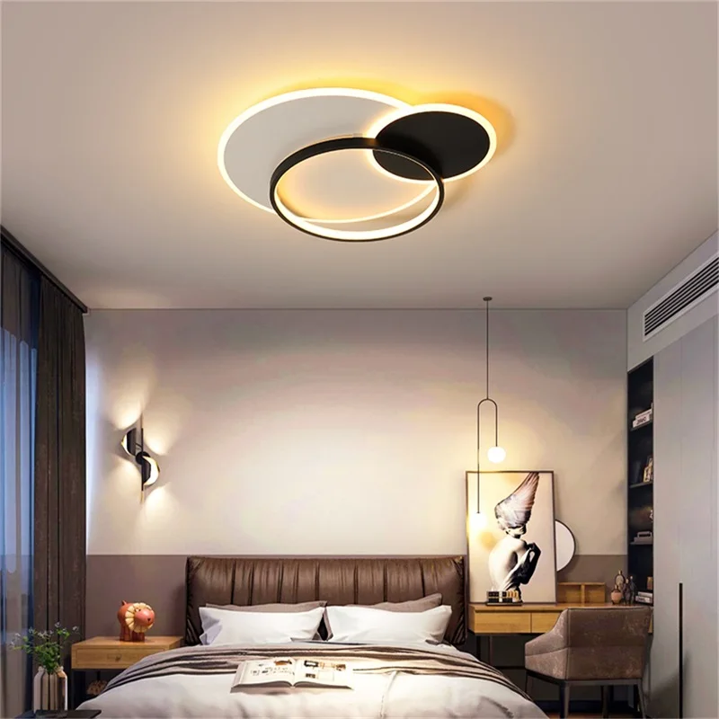 86LIGHT LED Griestu lampas ar Tālvadības pults Aptumšojami Mūsdienu Dekoratīvo Gaismekļu Mājas Dzīvojamā Istaba Ēdamistaba Guļamistaba Attēls 5