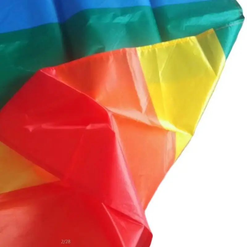 90x150cm Geju Praida Varavīksnes Banner Transpersonu Lesbiešu LGBT Varavīksnes Banner Poliestera Varavīksnes Karogi LX8185 Attēls 1