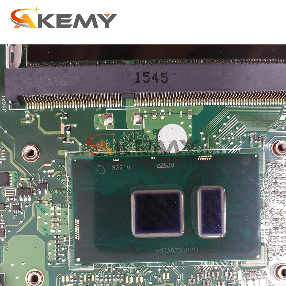 Akemy X302UA_UJ Portatīvo datoru mātesplati par ASUS X302UV X302UA X302UJ sākotnējā mainboard 4 GB-operatīvā ATMIŅA I7-6500U GT920M Attēls 5