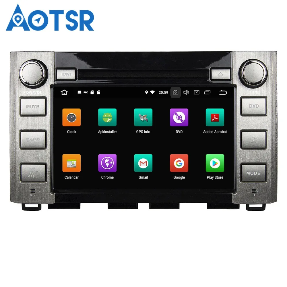 Aotsr Android 8.0/7.1 GPS navigācijas Auto DVD Atskaņotājs Sequoia /Tundra 14-16 multivides radio diktofonu 4GB+2GB 32GB+16GB Attēls 2
