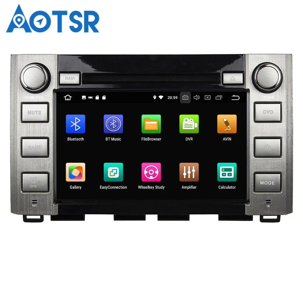 Aotsr Android 8.0/7.1 GPS navigācijas Auto DVD Atskaņotājs Sequoia /Tundra 14-16 multivides radio diktofonu 4GB+2GB 32GB+16GB Attēls 4