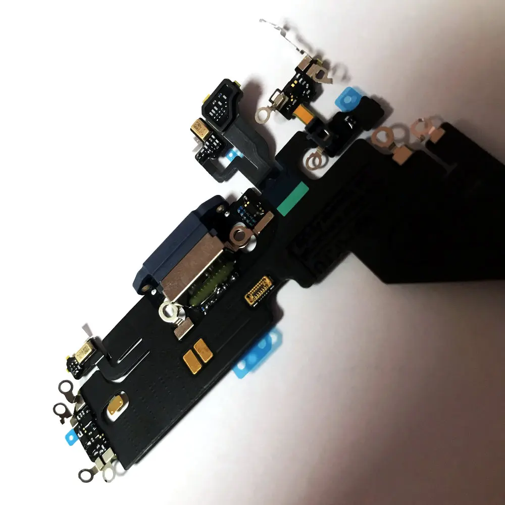 Apple iPhone 13 Pro Sākotnējo Kvalitāti Baltā/Melnā/Zilā krāsā/Zelta Krāsā Uzlādes Ostas Dock Connector Flex Cable Attēls 2