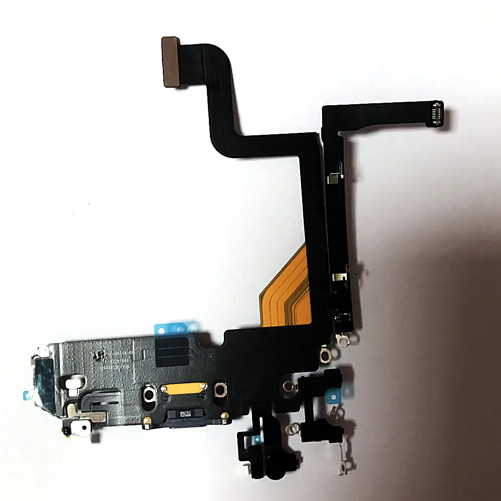 Apple iPhone 13 Pro Sākotnējo Kvalitāti Baltā/Melnā/Zilā krāsā/Zelta Krāsā Uzlādes Ostas Dock Connector Flex Cable Attēls 3
