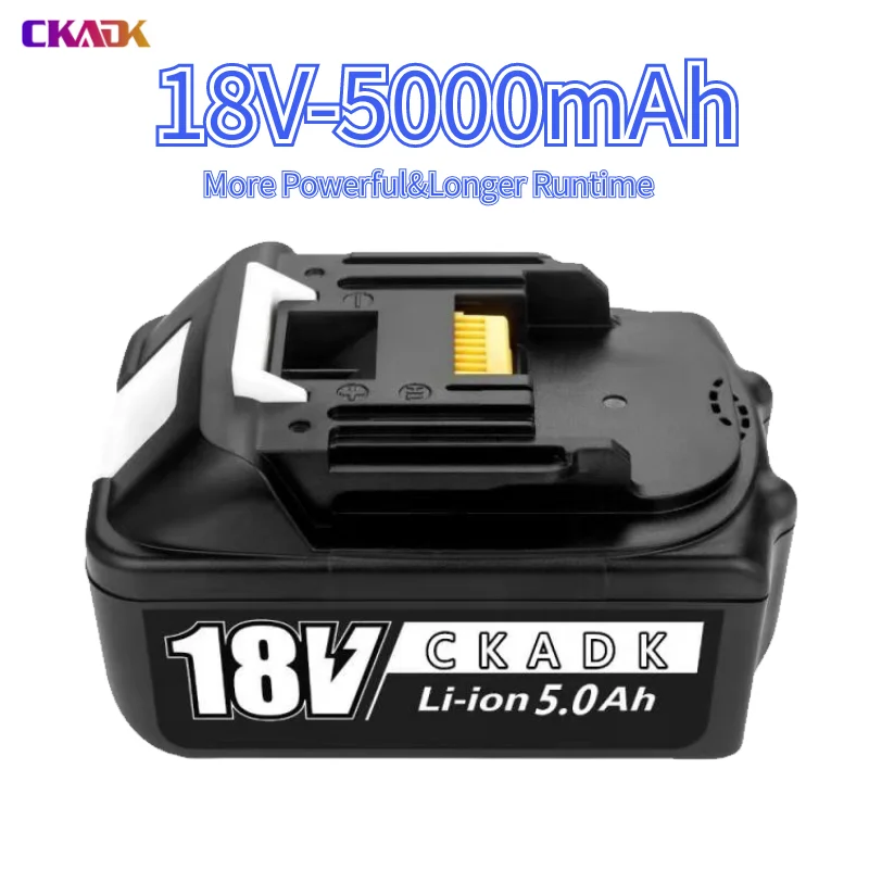 Ar Lādētāju BL1860 Uzlādējams Batteries18V 6000mAh Litija Jonu lai 18v, Makita Akumulatoru, 6Ah BL1840 BL1850 BL1830 BL1860B LXT400 Attēls 2