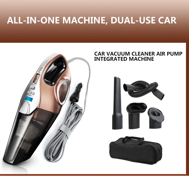Augstas klases smart auto gaisa sūknis ar putekļusūcēju, četri-vienā multi-function auto divējāda lietojuma luksusa auto vietējo uzvalks Attēls 4