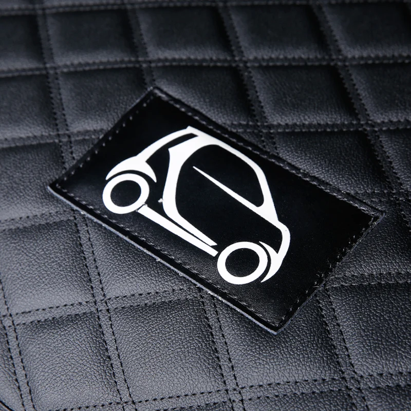 Augstas kvalitātes ABS plastmasas 3D ūdensizturīgs un anti-netīri auto bagāžnieka paklājiņš modificēto boot mat Mercedes Smart Fortwo 2009. -.gadam Attēls 1