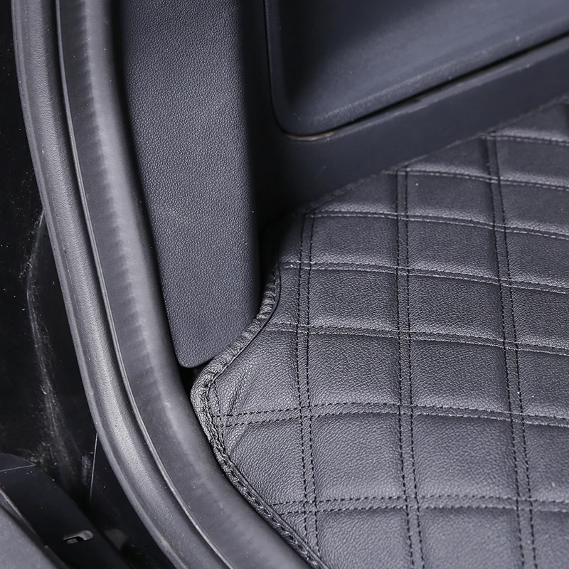Augstas kvalitātes ABS plastmasas 3D ūdensizturīgs un anti-netīri auto bagāžnieka paklājiņš modificēto boot mat Mercedes Smart Fortwo 2009. -.gadam Attēls 2