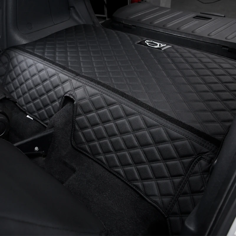 Augstas kvalitātes ABS plastmasas 3D ūdensizturīgs un anti-netīri auto bagāžnieka paklājiņš modificēto boot mat Mercedes Smart Fortwo 2009. -.gadam Attēls 3