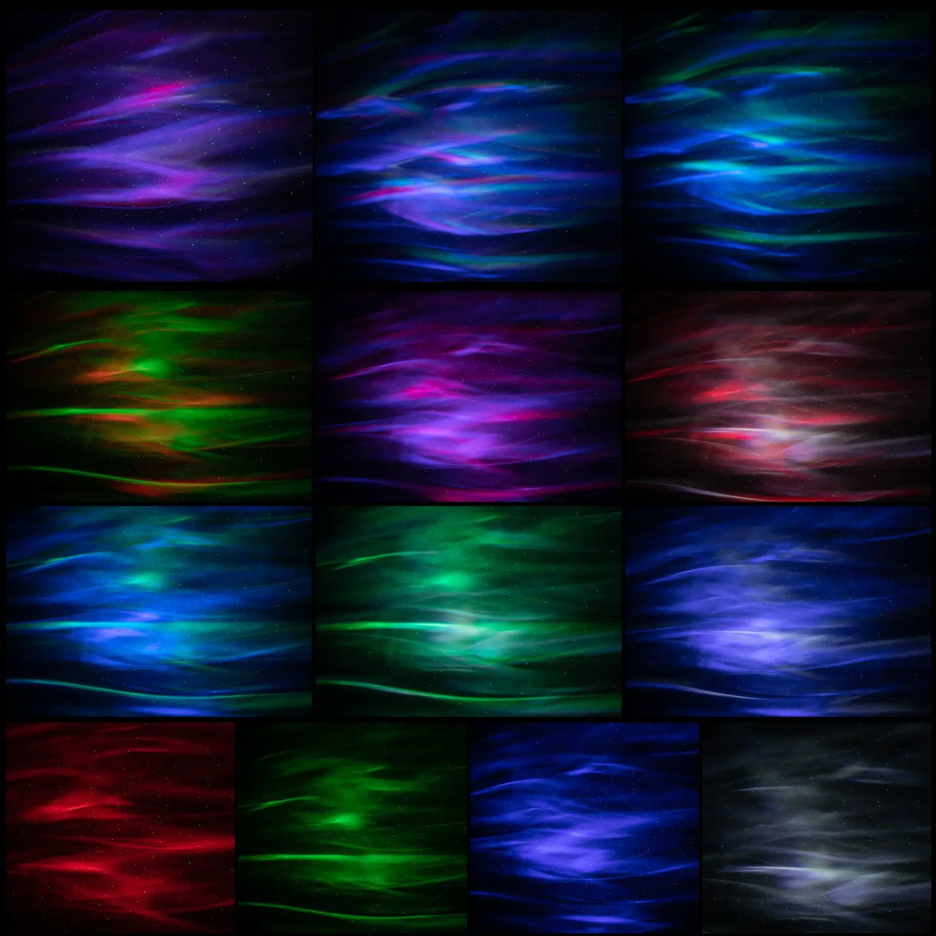 Aurora Galaxy Zvaigžņotām Debesīm Lāzera Projektoru Bluetooth Mūzikas LED Nakts Gaisma Okeāna Viļņu Projektoru Guļamistaba Dekorēšana Atmosfēru Jaunas Attēls 3
