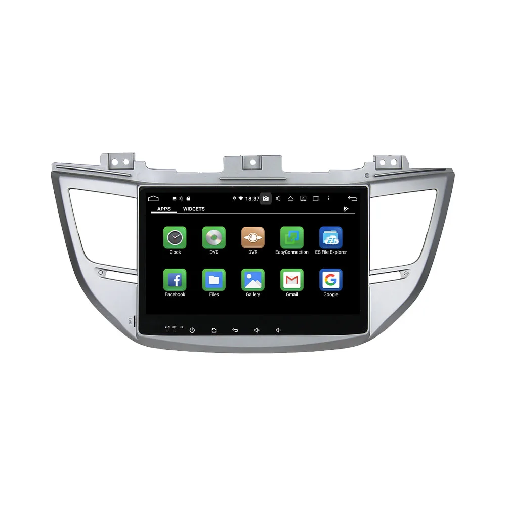 Auto Stereo 2 Din Android Autoradio Par Hyundai Tucson, IX35 - 2018 Radio Uztvērējs GPS Navigator Multimediju DVD Atskaņotājs Vienības Attēls 5
