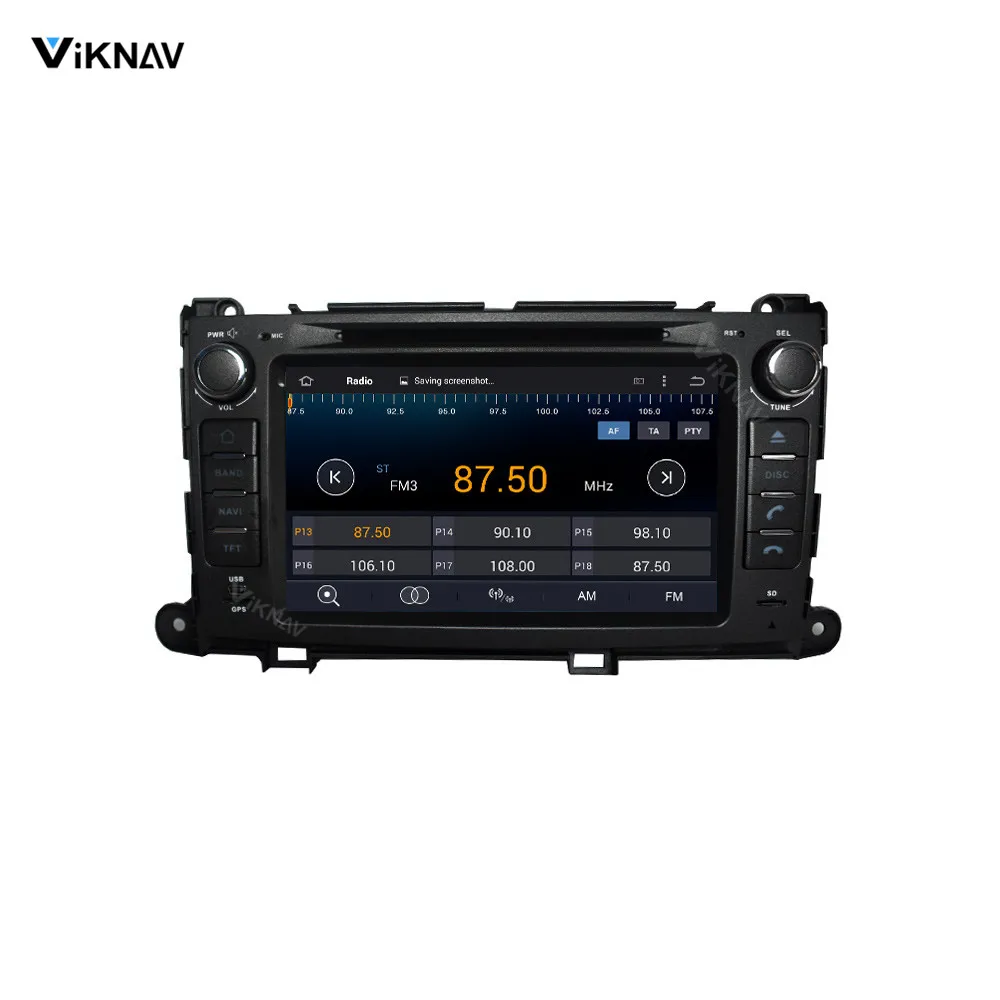 Auto stereo 2 din android multimediju atskaņotāju TOYOTA Sienna XL30 2013+ auto stereo autoradio auto audio GPS navigācija Attēls 4
