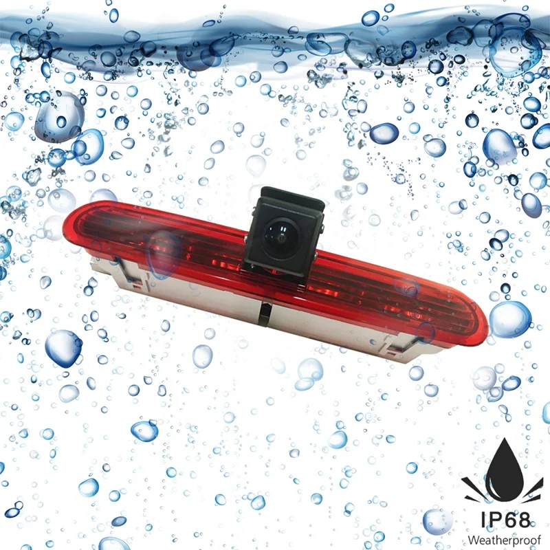 Auto Ūdensizturīgs Augstas Bremžu Signāllukturis Atpakaļgaitas Kamera, Atpakaļskata Kamera Fiat Doblo Opel Combo Attēls 1