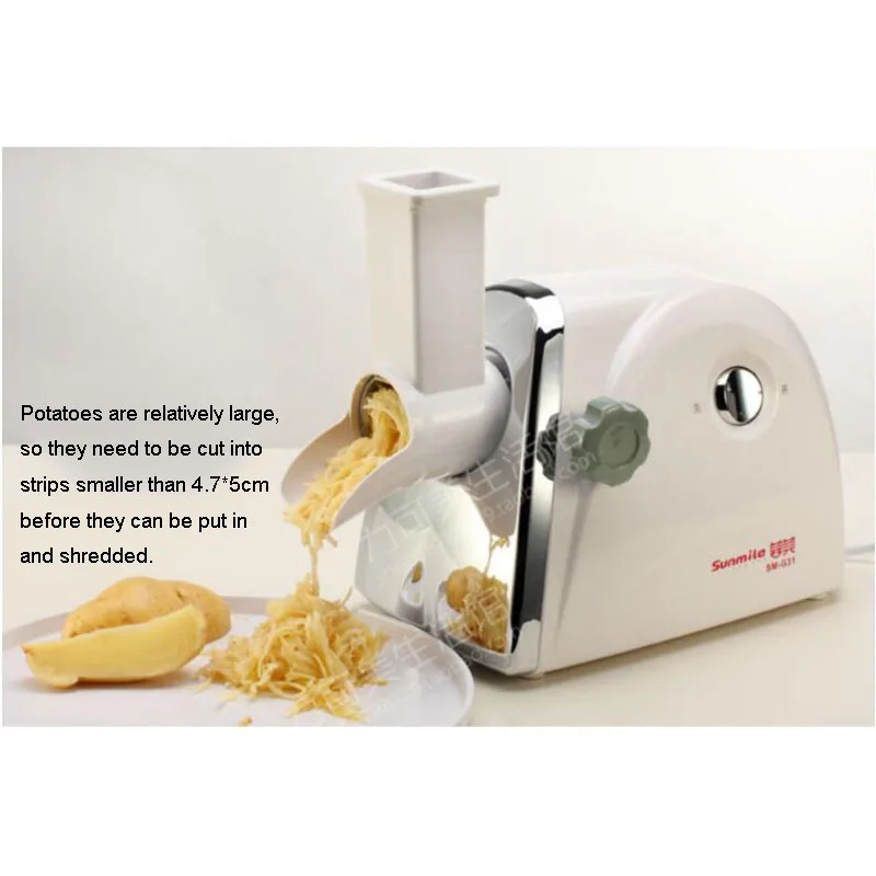 Automātiskā siera smalcinātājs elektrisko mājsaimniecības un komerciālās smalcinātājs, multi-function dārzeņu griezējs Attēls 4
