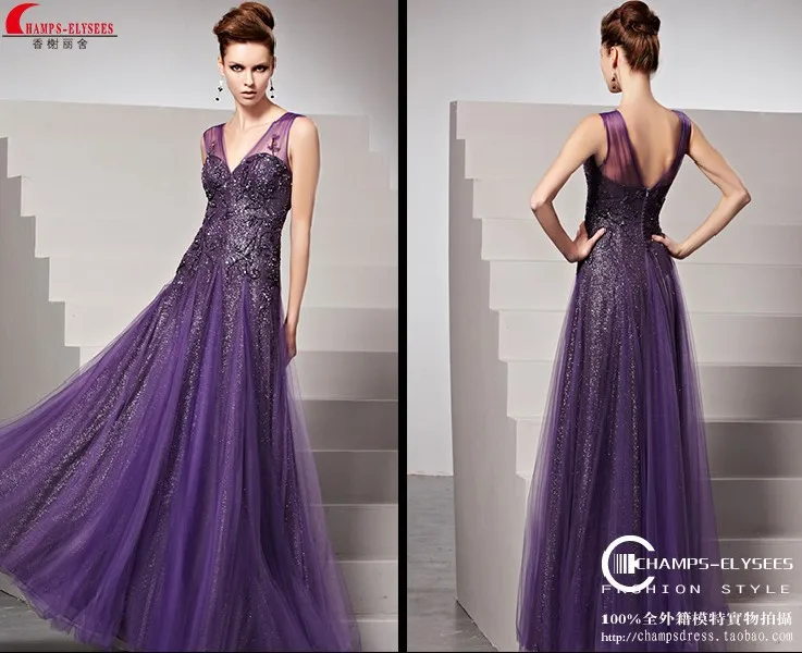 Bezmaksas piegāde jaunu modes 2019 vestidos de festa gadījuma ilgi oficiālu fāzēm, violeta frēzēšana elegants māte no līgavas Kleitas Attēls 2