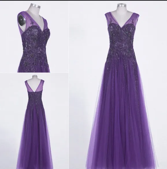 Bezmaksas piegāde jaunu modes 2019 vestidos de festa gadījuma ilgi oficiālu fāzēm, violeta frēzēšana elegants māte no līgavas Kleitas Attēls 3