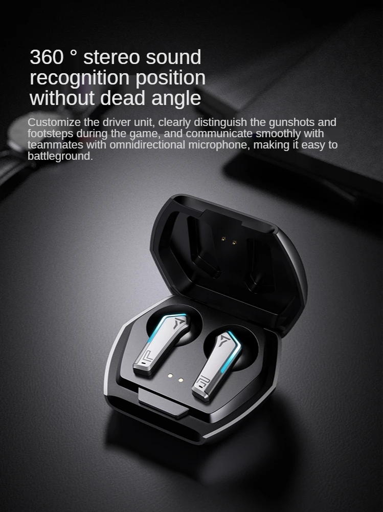 Bluetooth Austiņas E-Sporta Binaural Bezvadu Sporta Augstas Klases Smart Darbojas Ultra-Long Life Baterija Lielu Jaudu Ēšanas Vistas Attēls 1