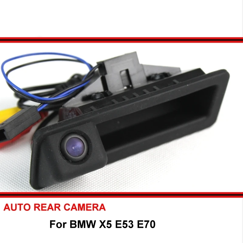 BMW X5 E53 E70, Automašīnas atpakaļskata kamera trasera Auto reverse rezerves autostāvvieta Nakts Redzamības Ūdensizturīgs HD Attēls 4
