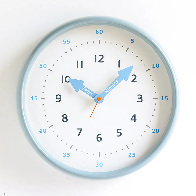 Bērnu multfilmas sienas pulkstenis mācību personalizētu radošo pulkstenis dzīvojamā istabā klusums sienas pulkstenis Ziemeļvalstu mūsdienu vienkāršība Attēls 4