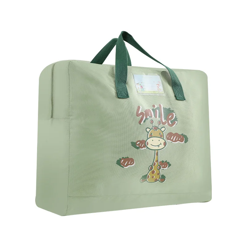 Bērnudārza sega uzglabāšanas soma bērnu multfilmas bagāžas ūdensizturīgs iepakojums maiss Oxford auduma sega, somas Attēls 2