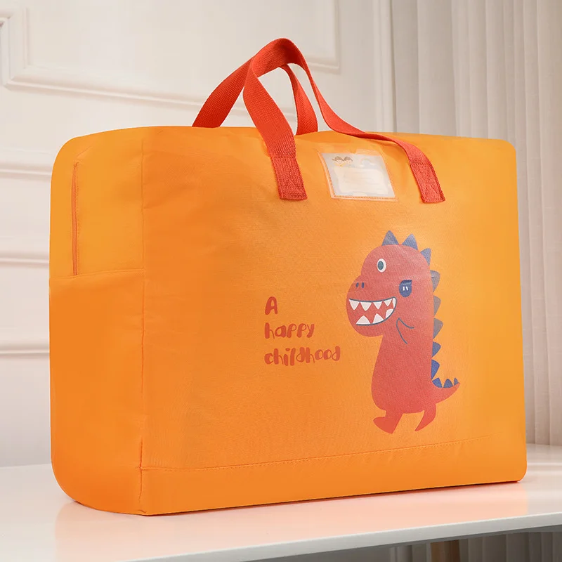 Bērnudārza sega uzglabāšanas soma bērnu multfilmas bagāžas ūdensizturīgs iepakojums maiss Oxford auduma sega, somas Attēls 5