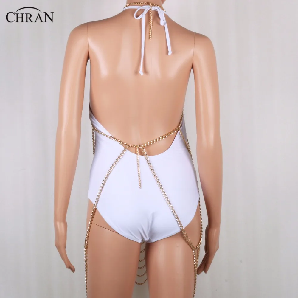 Chran Sudraba Krāsa, Seksīgas Sievietes, Pilns Ķermeņa Iejūgs Ķēdes Vēdera Vidukļa Modes Tērpu Ķēdes Krūšturi Kleita Bikini, Ķermeņa Rotaslietas, CRBJ803 Attēls 4