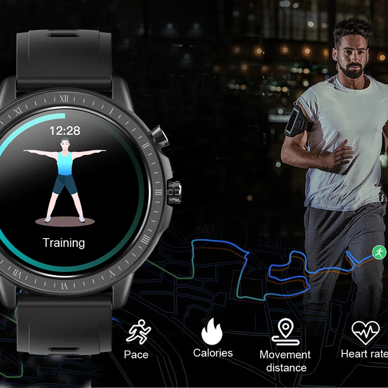 CHYCET JAUNU Modes Sporta Smart Watch Cilvēks Sievietes Smart Pulksteņi Sirdsdarbības, Miega Monitors Fitnesa Tracker Smartwatch Android, IOS Attēls 2