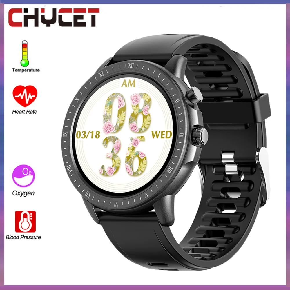 CHYCET JAUNU Modes Sporta Smart Watch Cilvēks Sievietes Smart Pulksteņi Sirdsdarbības, Miega Monitors Fitnesa Tracker Smartwatch Android, IOS Attēls 5
