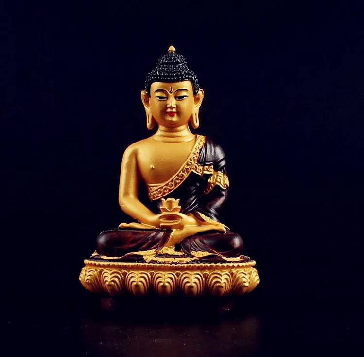 Cinco quadrado buda rk pintura terno pequeño buda estátua amitabha farmacêutico buda buda baosheng buda Attēls 1
