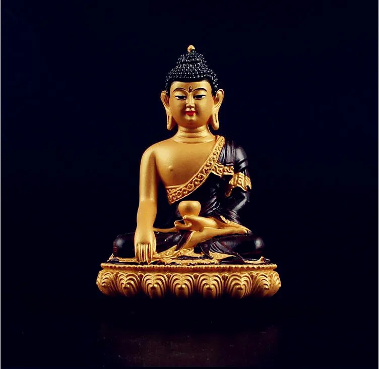 Cinco quadrado buda rk pintura terno pequeño buda estátua amitabha farmacêutico buda buda baosheng buda Attēls 4