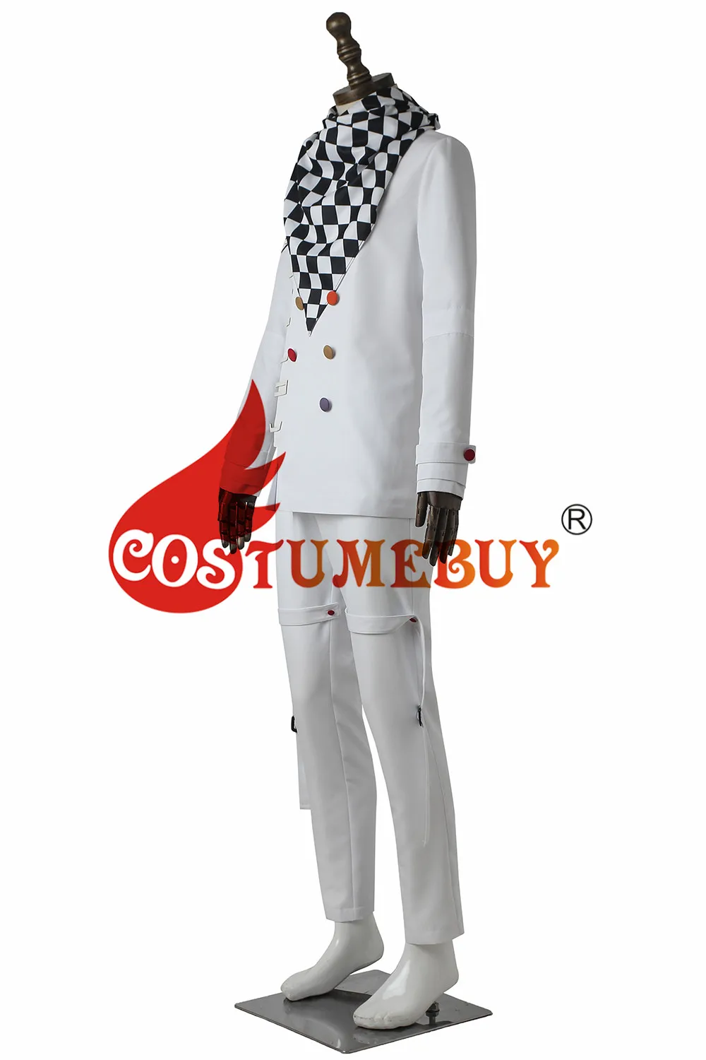 CostumeBuy Spēle Danganronpa V3: Nogalinot Harmoniju Ouma Kokichi Cosplay Kostīmu Pieaugušo Zēniem Iedomātā Halloween Tērps L920 Attēls 1