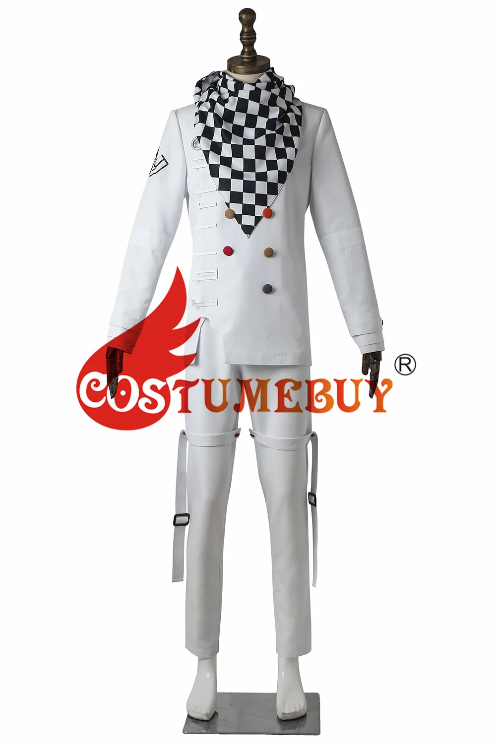 CostumeBuy Spēle Danganronpa V3: Nogalinot Harmoniju Ouma Kokichi Cosplay Kostīmu Pieaugušo Zēniem Iedomātā Halloween Tērps L920 Attēls 5
