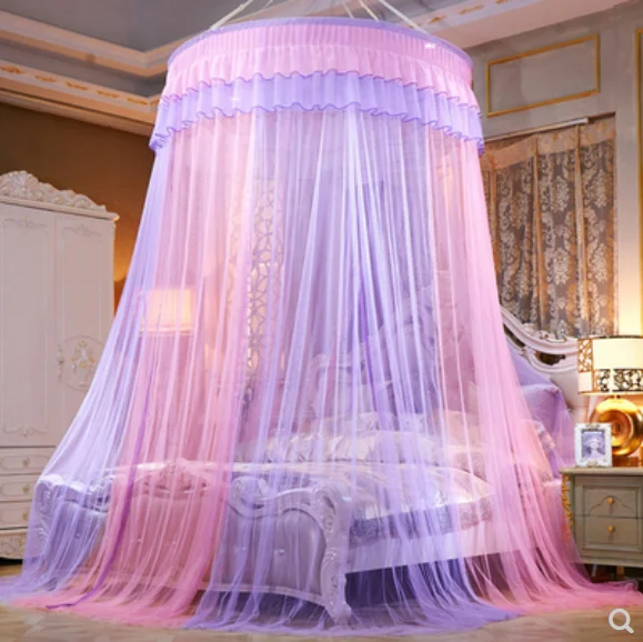 Dome moskītu neto Princese vēja griestu 1.8 m gulta 2.2 dubultā ģimenes grīdas 1,5 m, bez uzstādīšana 1.2 m Wen telts Attēls 3