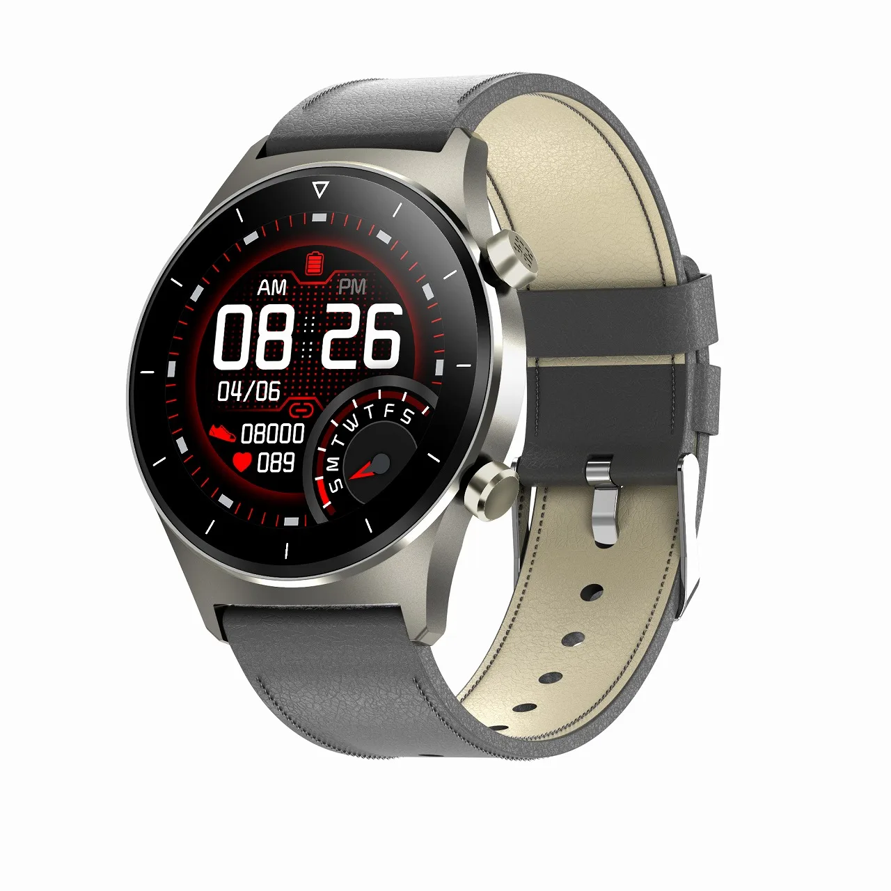 E13 smartwatch Ziņu Remindersmart skatīties vīrieši relogio inteligente Fitnesa Tracker Zvanu Atgādinājumu Sirds ritma Noteicējs wach Attēls 1