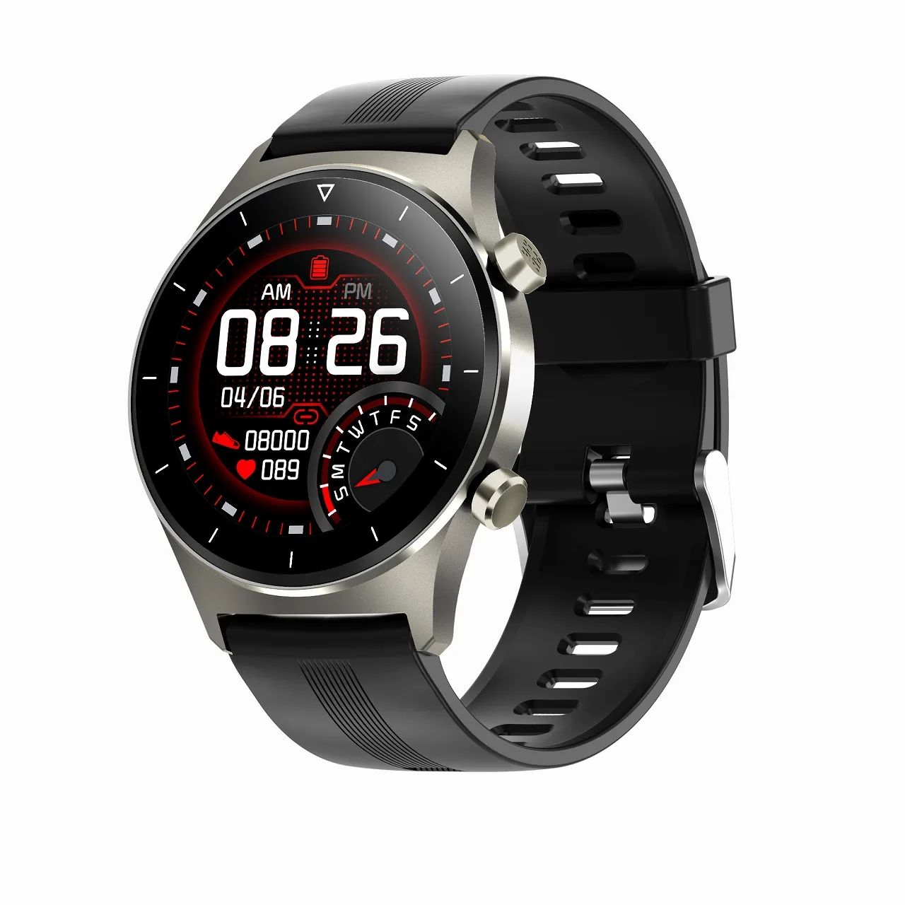 E13 smartwatch Ziņu Remindersmart skatīties vīrieši relogio inteligente Fitnesa Tracker Zvanu Atgādinājumu Sirds ritma Noteicējs wach Attēls 3