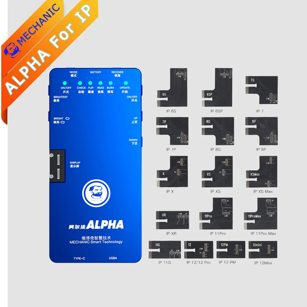 Ekrāna Testa Remontētājs MEHĀNIĶIS ALFA IPHONE Par HUAWEI LCD Displejs Touch 3D Sākotnējo Krāsu Atjaunošanas Rīks Attēls 1