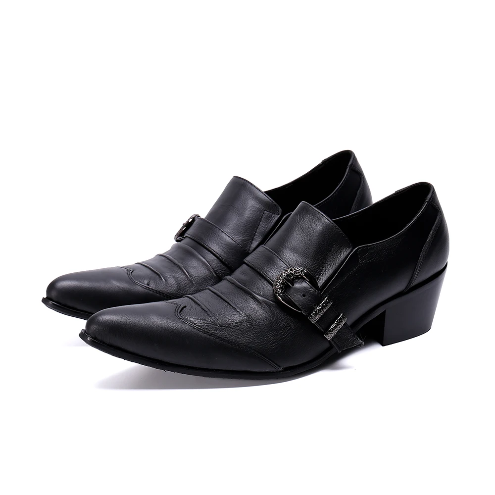 EUR IZMĒRS 46 oxford kurpes Brūnā krāsā vīriešu biznesa kleitu kurpes 2019 zapatos mujer īstas ādas norādīja toe mens kāzu kurpes Attēls 3