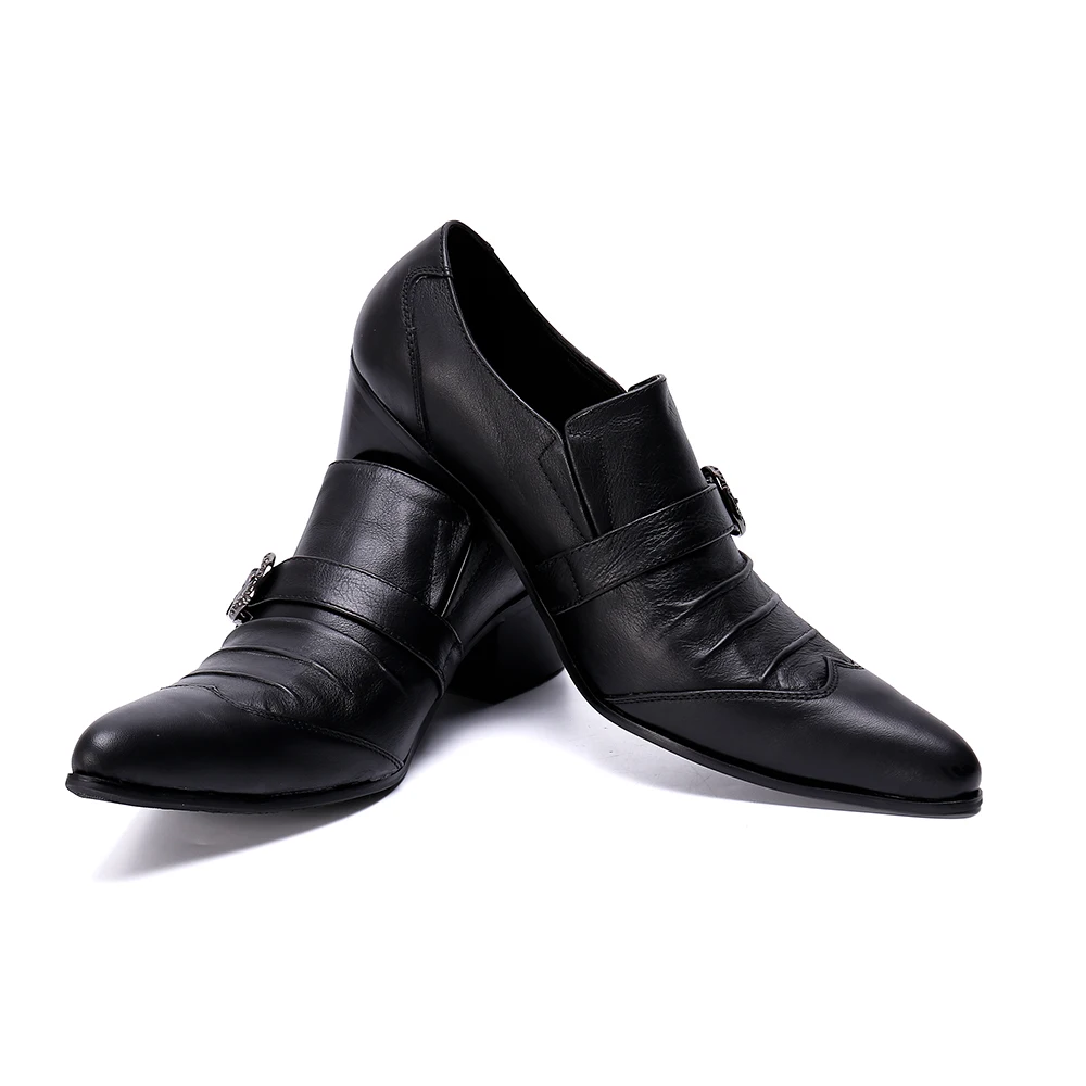 EUR IZMĒRS 46 oxford kurpes Brūnā krāsā vīriešu biznesa kleitu kurpes 2019 zapatos mujer īstas ādas norādīja toe mens kāzu kurpes Attēls 5