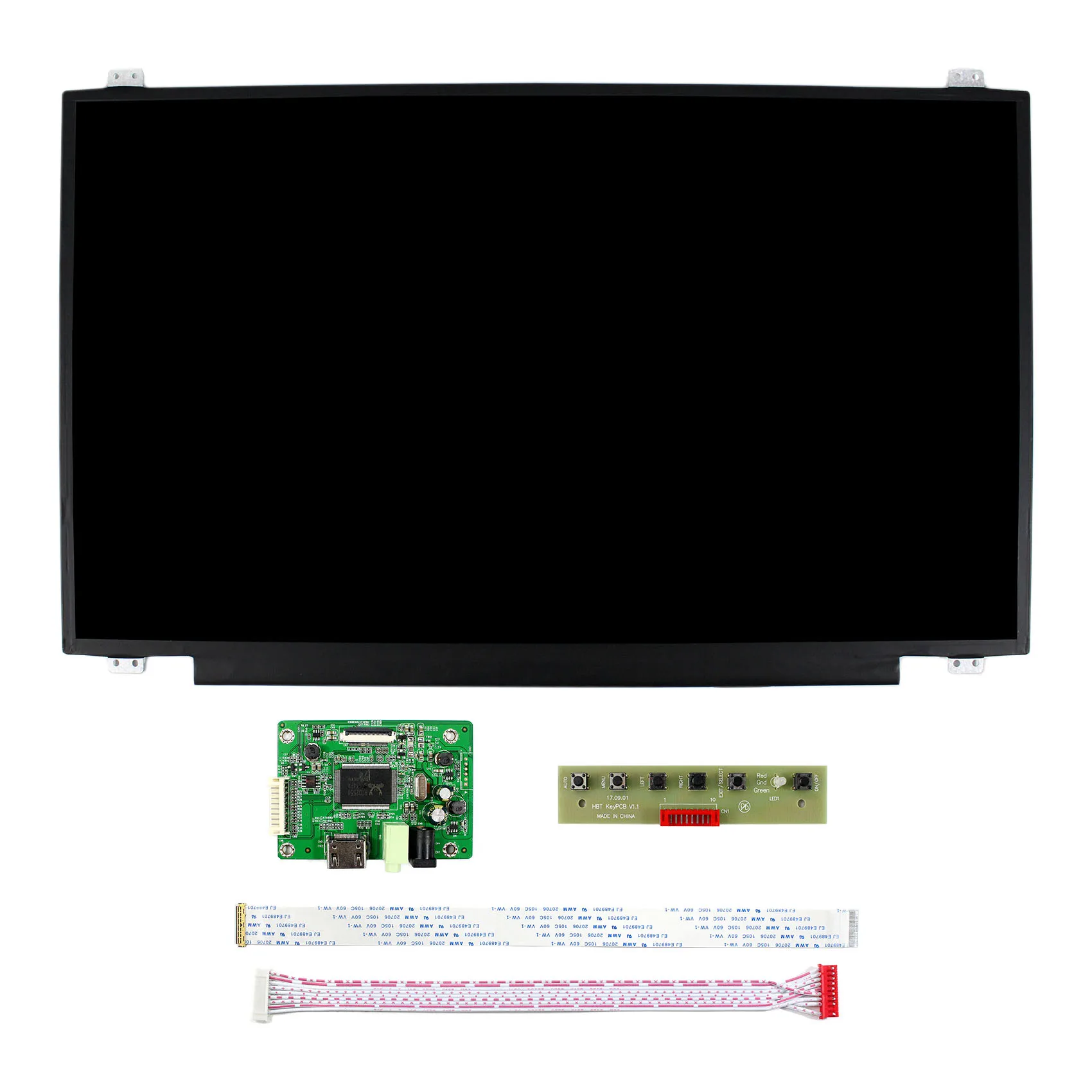 H DMI LCD Kontrolieris Valdes VS-RTD2556H-V1 Ar 17.3 collu 1920x1080 N173HCE-E31 LP173WF4 IPS LCD Ekrāns Attēls 2